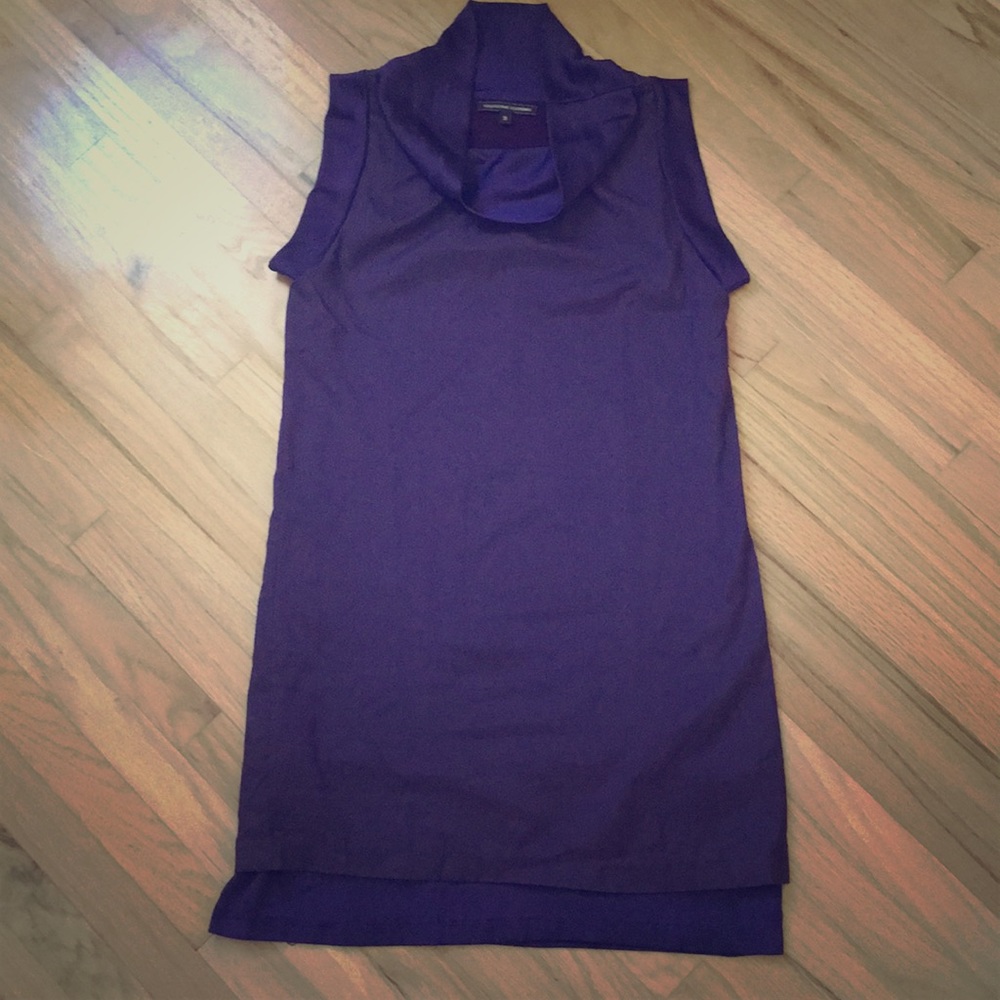 Purple mini dress